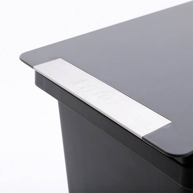 Thùng Rác Nhựa Fitis Compact Bin 10L- 2 Màu (Xám Xám, Trắng Xám) - PPS1-906, PPS1-903 image number null